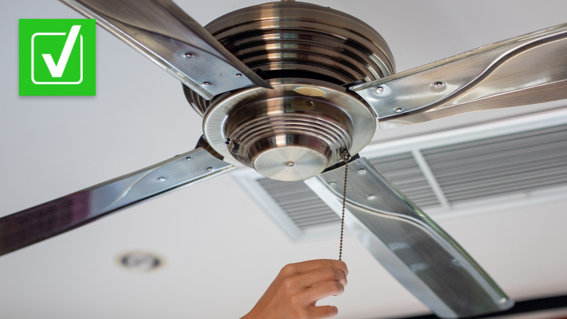 With summer in full swing, spinning your ceiling fan in the right direction can help you feel cooler and potentially save you money.