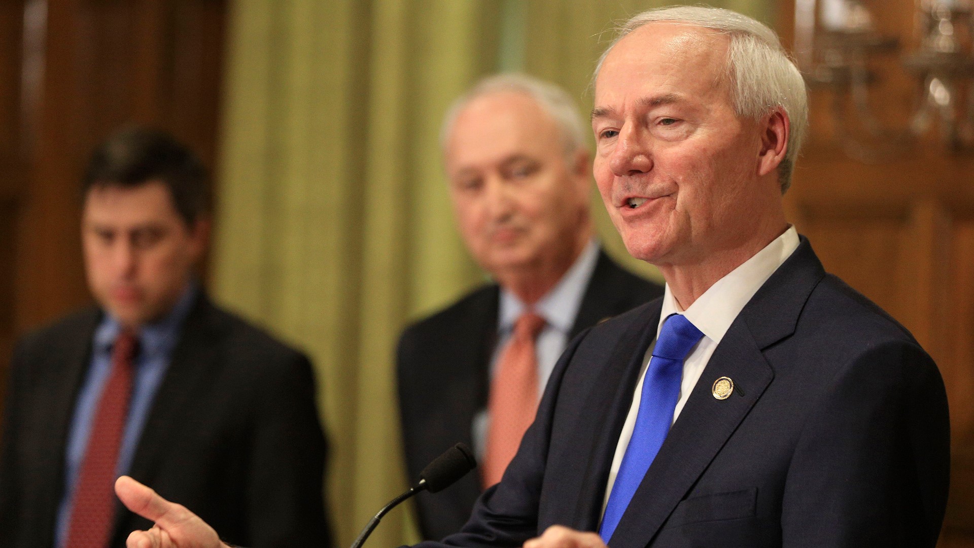 Gov. Hutchinson on Tuesday detailed the proposal calling for a 3.3% increase in spending.