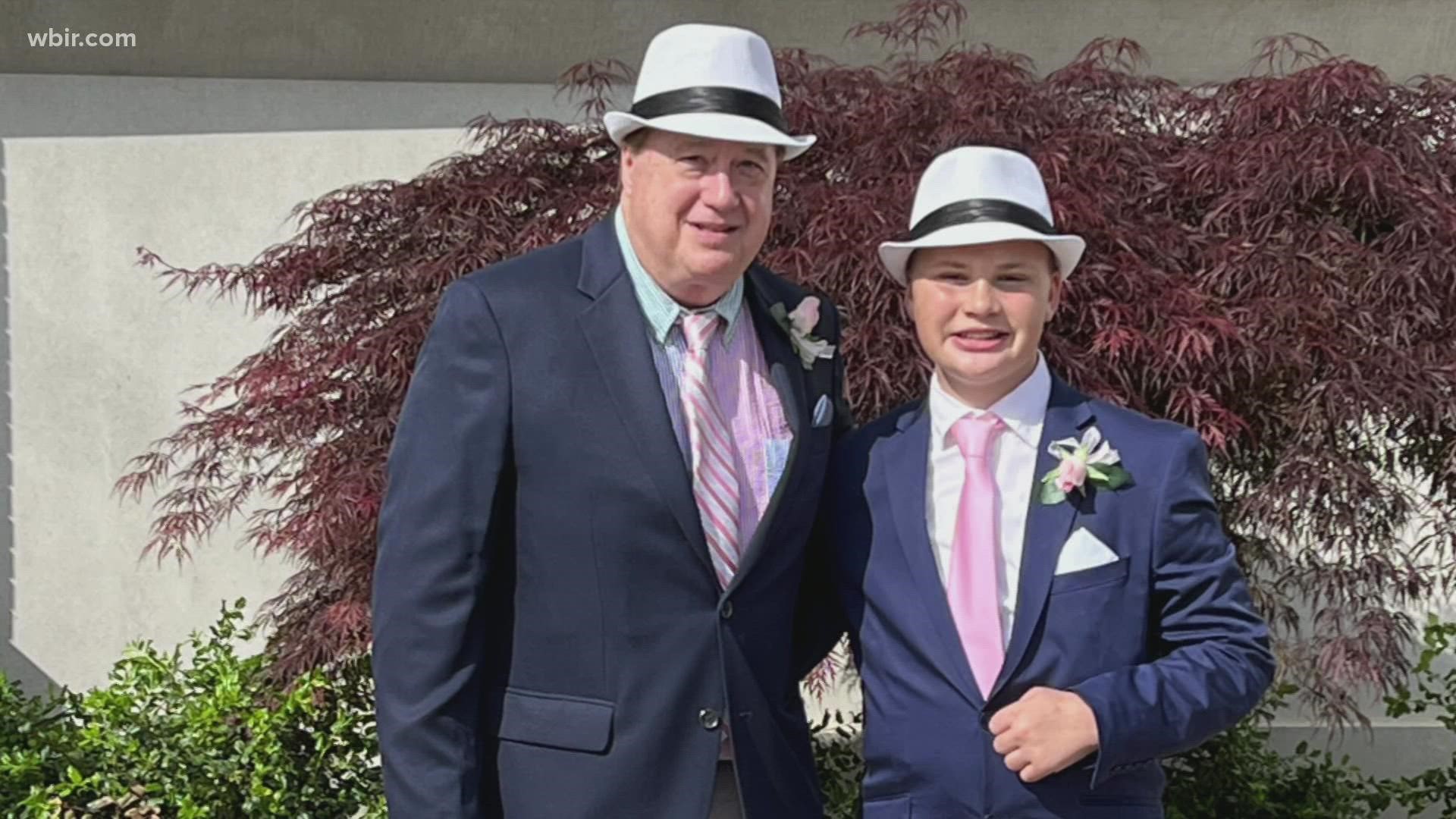 AJ Cucksey grew up watching horse races alongside his grandfather, Doug Moreland. The duo attended the Kentucky Derby and picked Rich Strike to win.