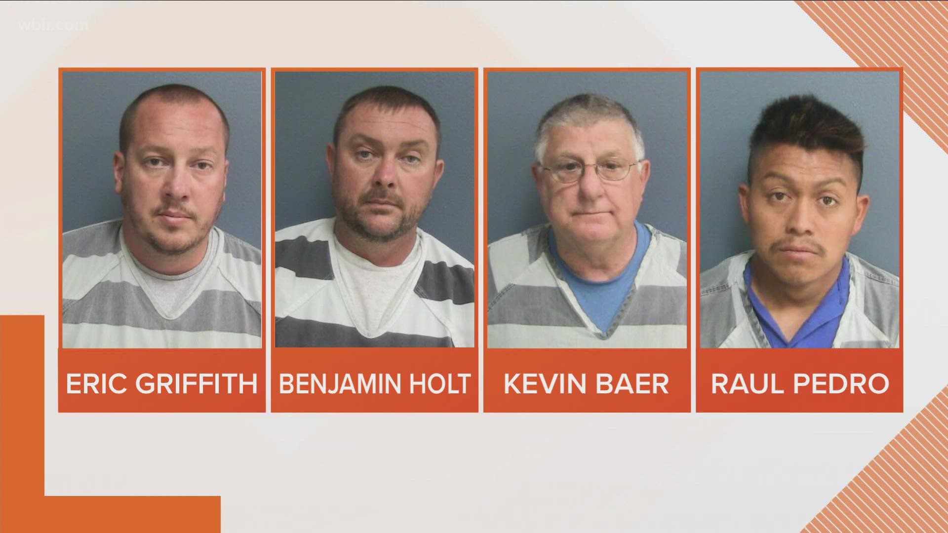 The Tennessee Bureau of Investigation announced eight men are behind bars after a two-day operation in Sevier County to address human trafficking.