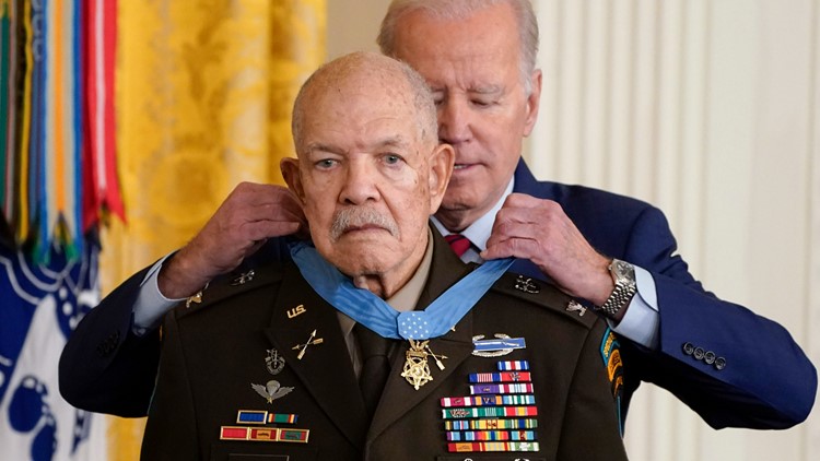Vietnam vet gets Medal of Honor after 60-year wait