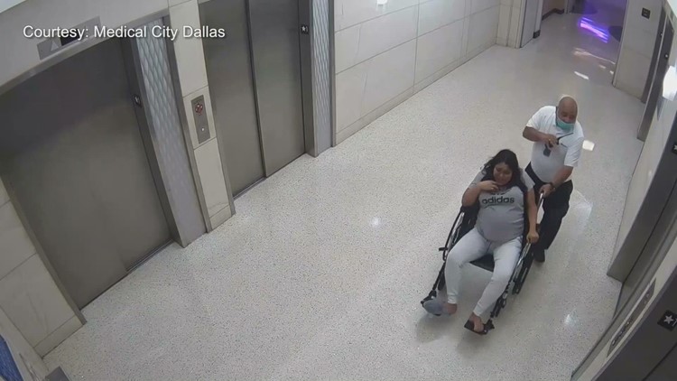 WATCH: Texas hospital security guard delivers baby in elevator