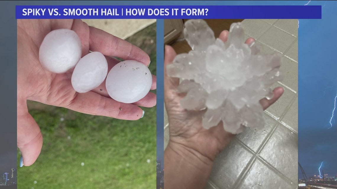 North Texas hail: Why is some spikey and others are smooth? - Vimarsana News