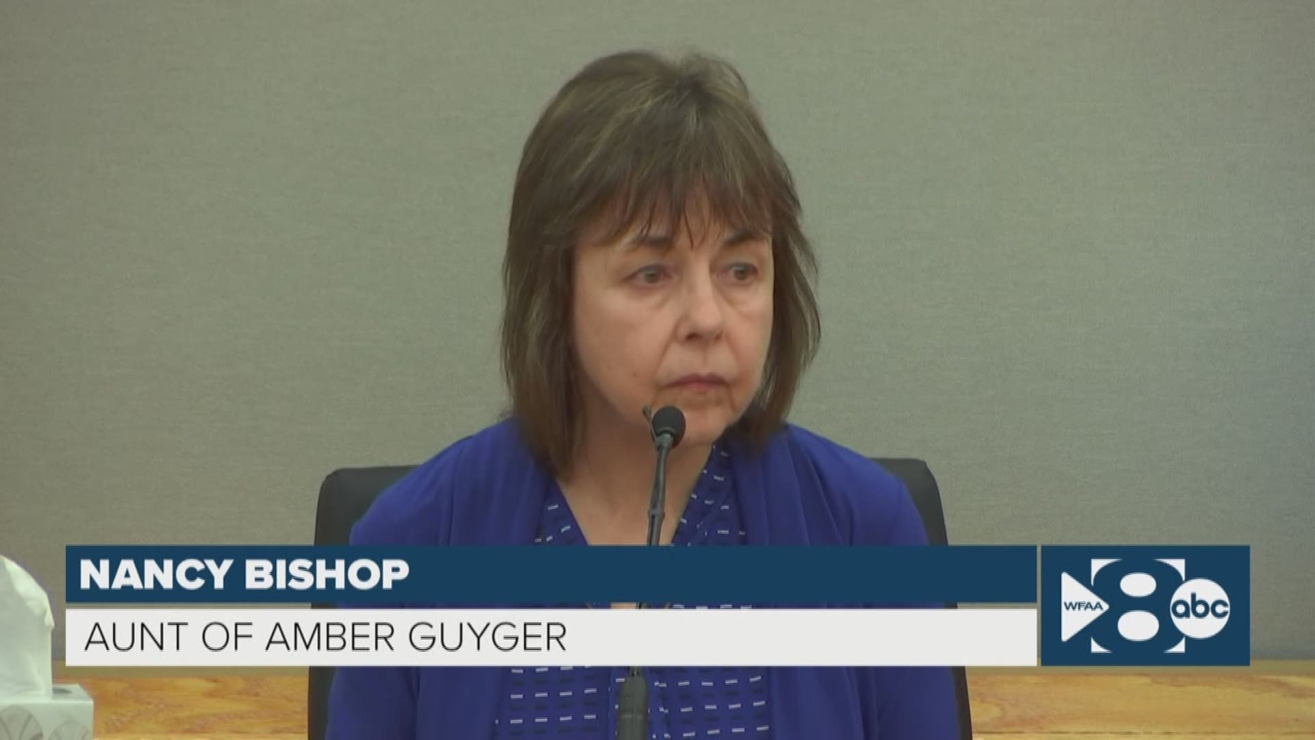 Nancy Bishop, Amber Guyger's aunt, took the stand Wednesday during the punishment phase of the trial.