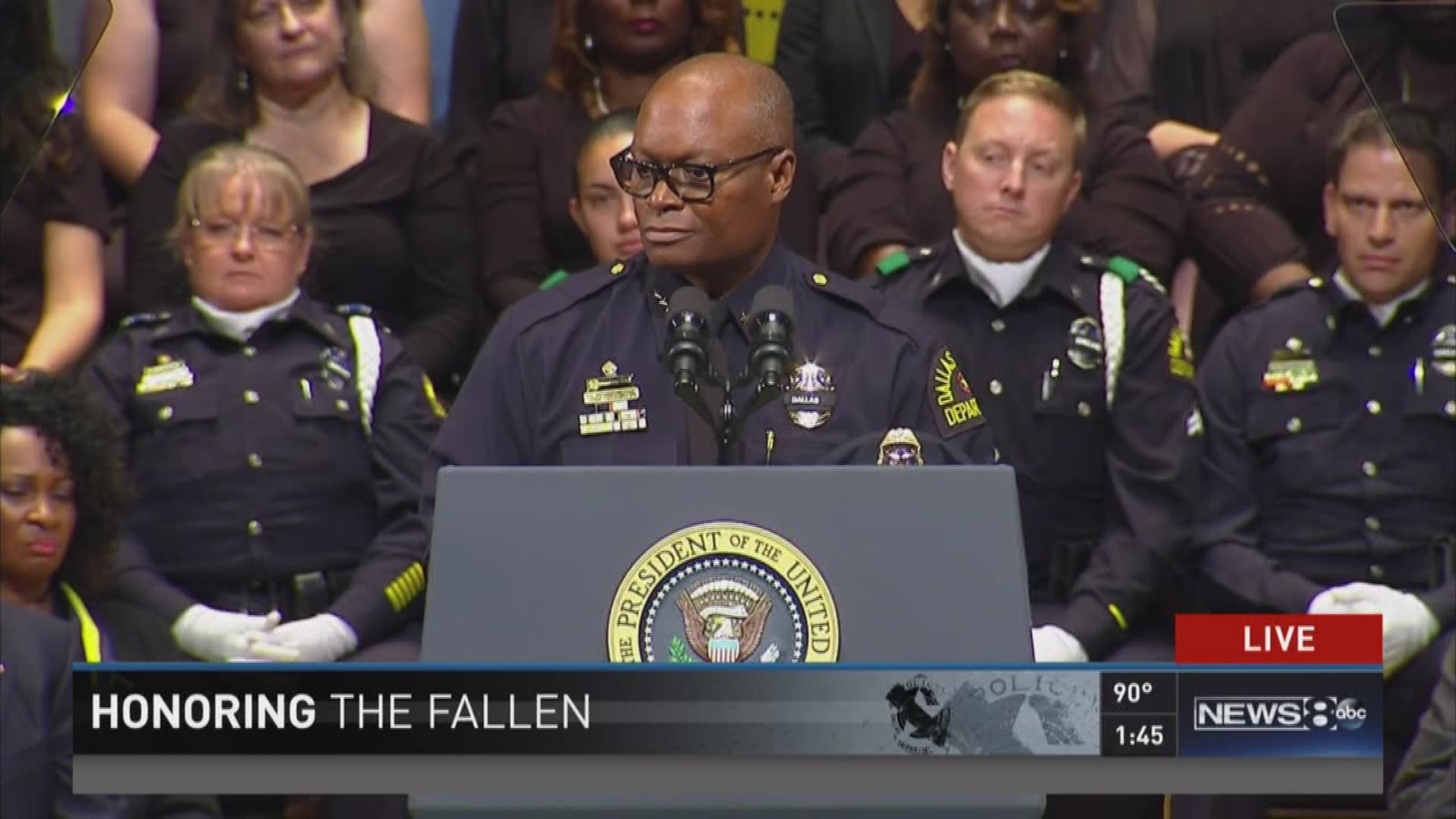 Honoring the Fallen: Chief Brown speaks