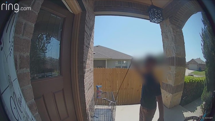 Video shows boy hitting Texas family's door with whip; father arrested after gun goes off