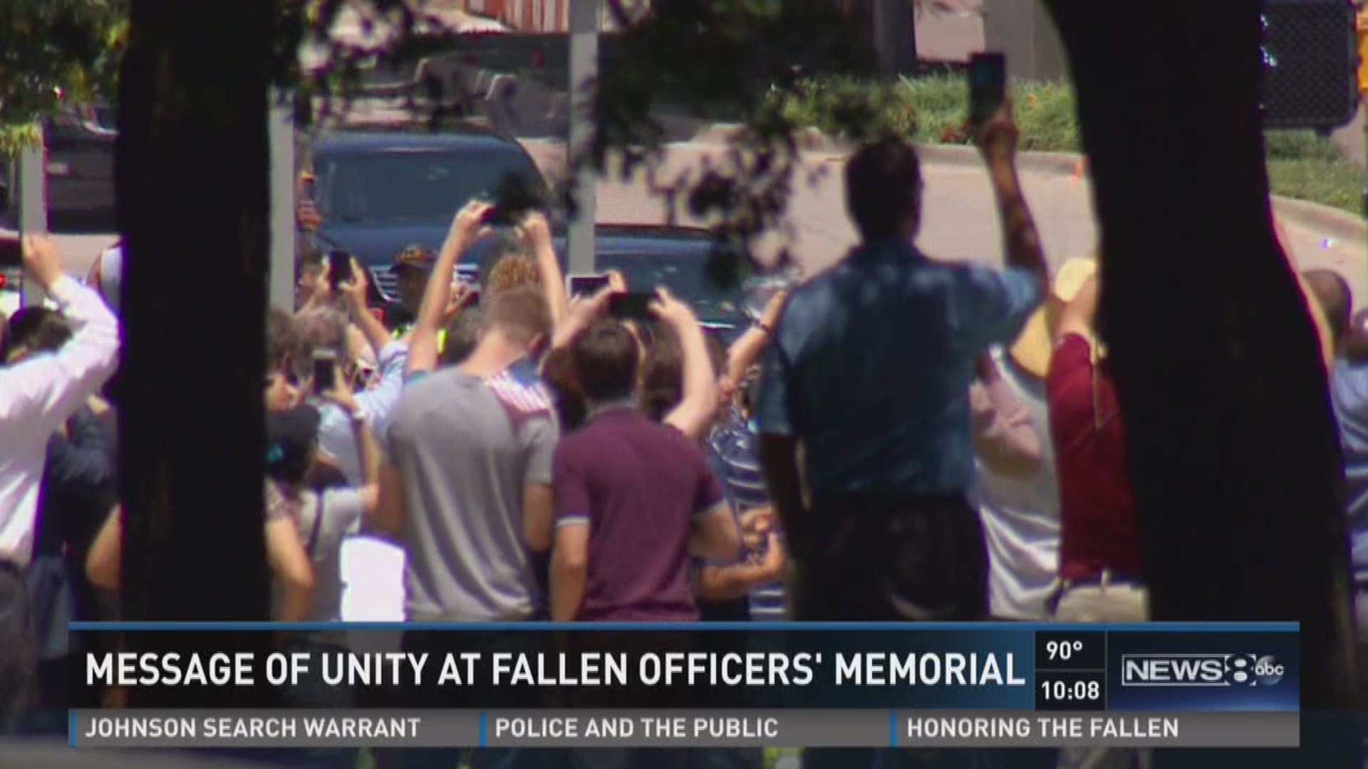 Message of unity at fallen officers' memorial