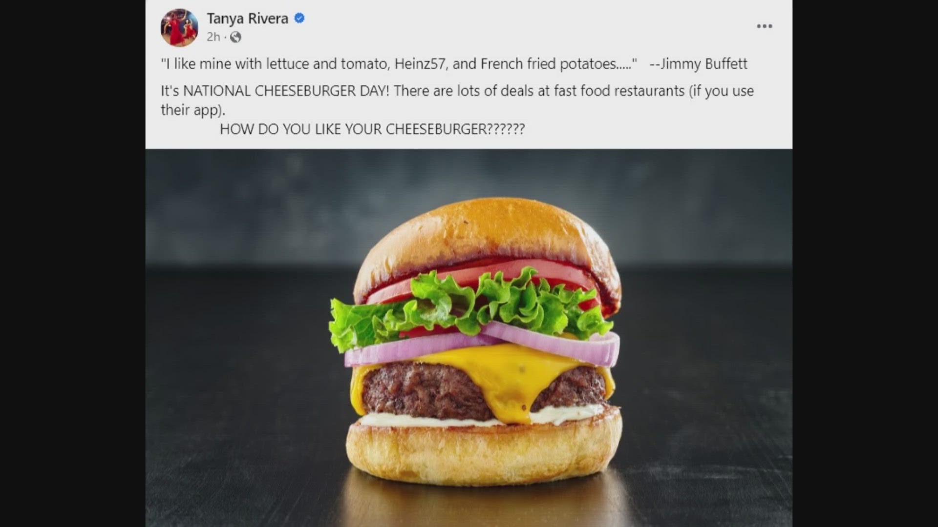 It's National Cheeseburger Day, and franchises are offering deals as long as you use their app.