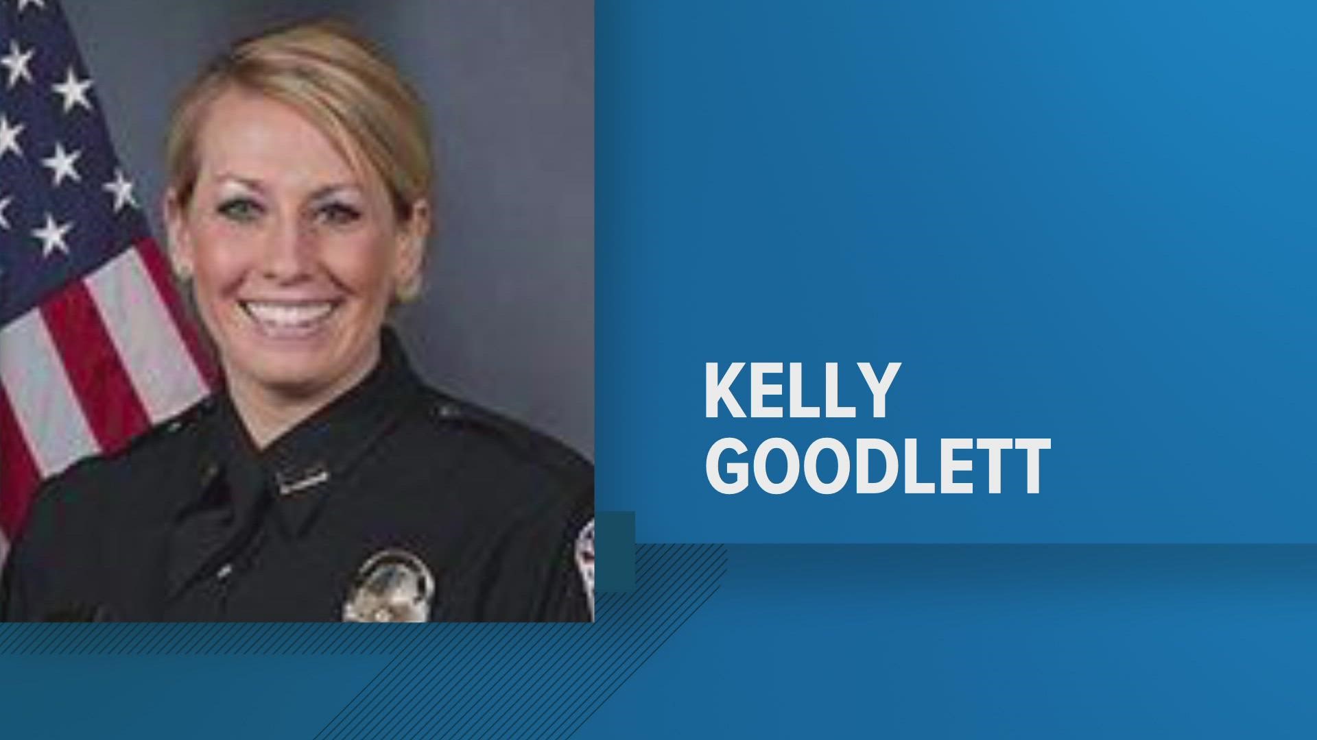 Chelsey Napper and Cody Etherton filed the lawsuit against Kelly Goodlett after she pleaded guilty to a federal conspiracy charge.