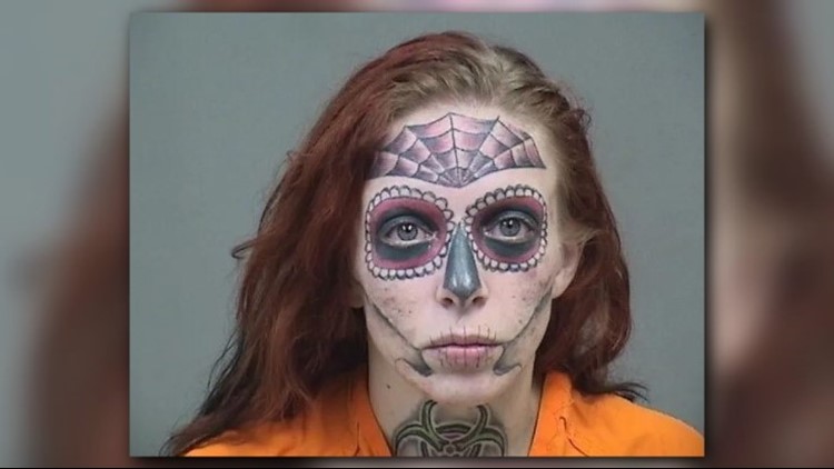 Woman with unique face tattoos faces new charges in Boardman