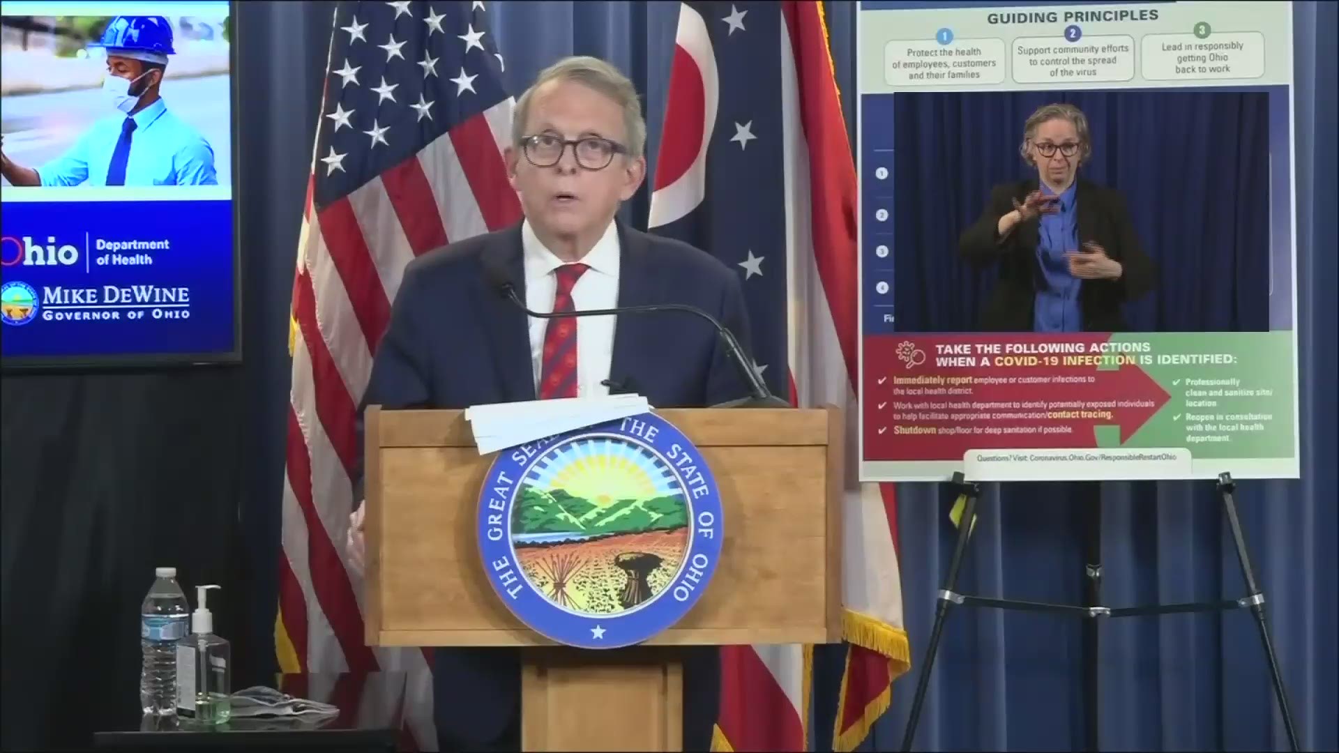 The reopening of Ohio has started.  Ohio Governor Mike DeWine detailed the state's plans to begin the process of reopening its economy later this week.