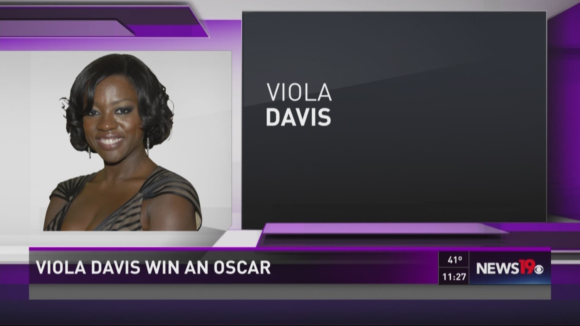 South Carolina native Viola Davis wins an Oscar on Sunday.