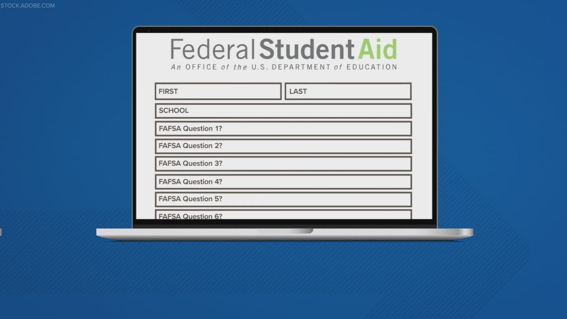 March is when colleges and universities are expected to receive 'Free Application for Federal Student Aid' results.