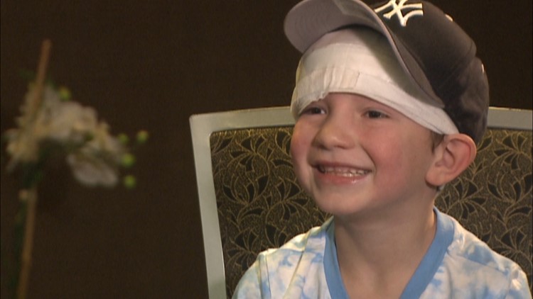 'I am Dominick. I am STRONG' | 6-year-old opens up about being lit on fire, his long recovery