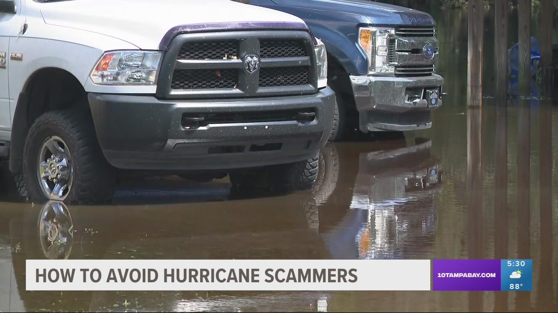 For those rebuilding following Hurricane Ian's impacts, there's a sense of urgency to get the work started, and scammers are taking advantage.