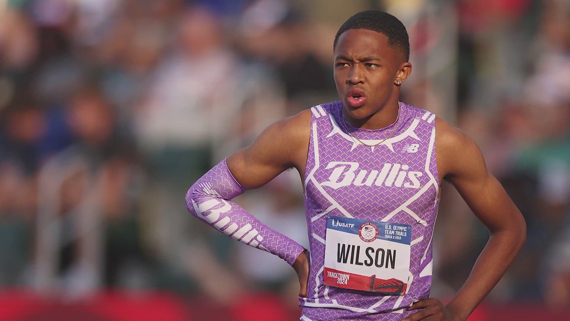 The teenager is the youngest U.S. male track and field athlete to make an Olympic team.
