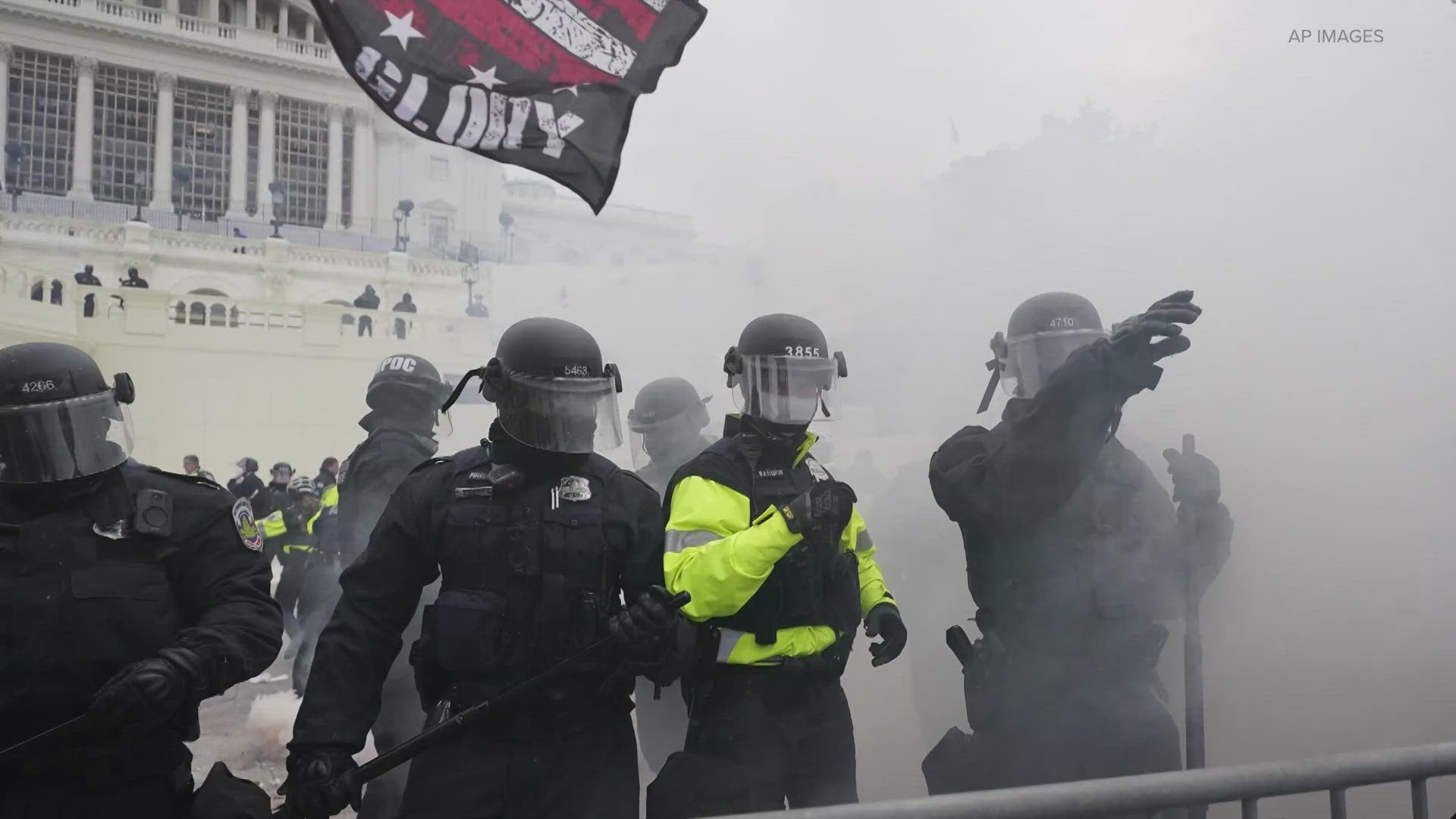 the U.S. Attorney for the District of Columbia offered a briefing on the three-year anniversary of the Januuary 6 riot at the Capitol Building.