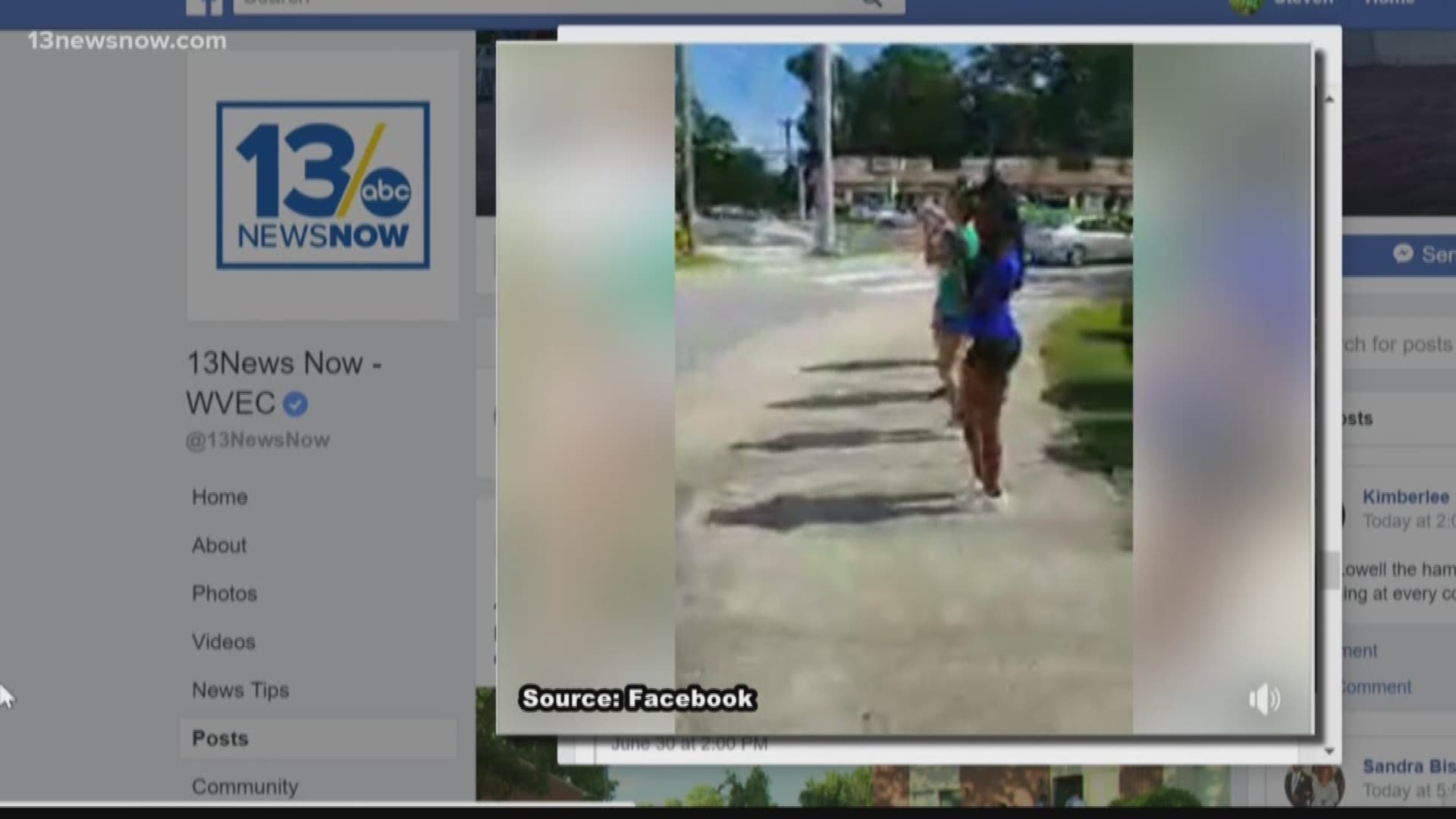 The search is on for a man in Virginia Beach who is exposing and touching himself in front of young girls.