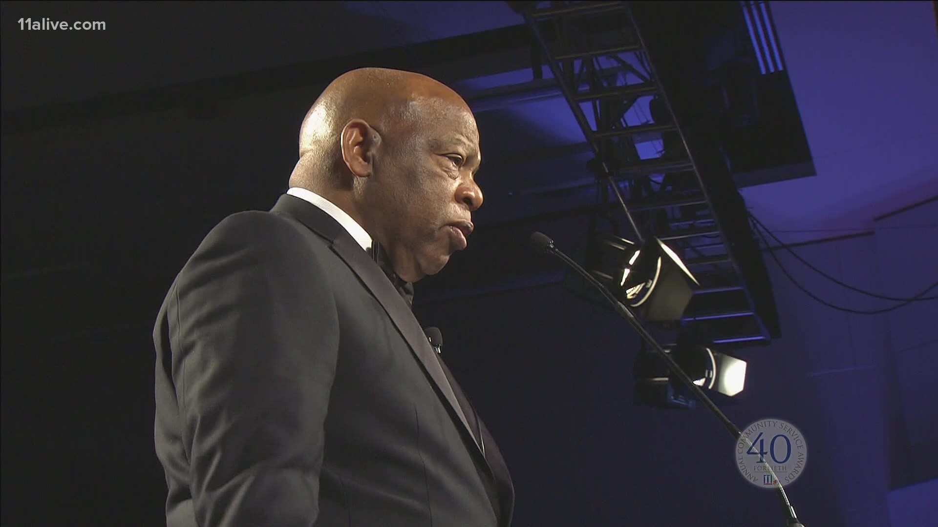 In 2015, 11Alive honored John Lewis at our Community Service Awards.