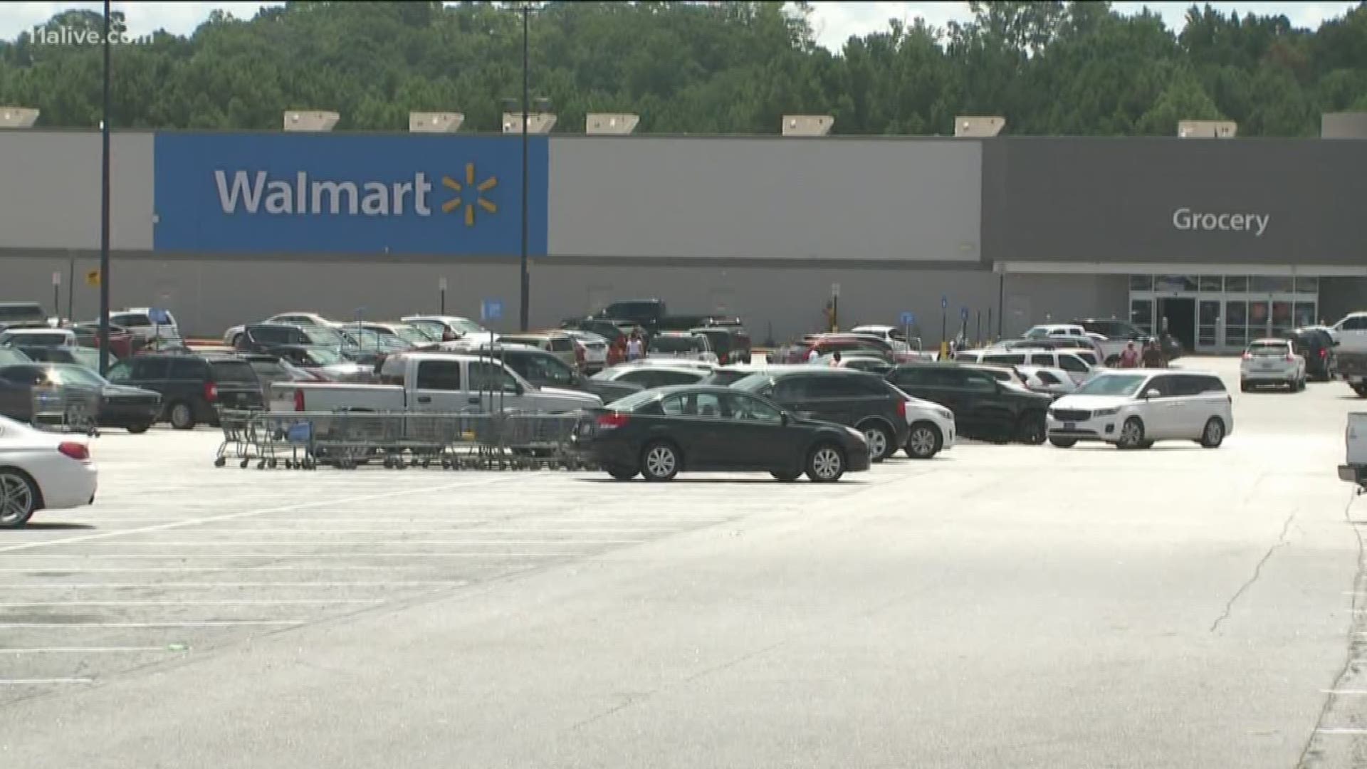 Around the country and in metro Atlanta, recent mass shootings have led to false alarms and heightened security at stores. One fake warning recently cautioned customers at a Coweta County Walmart.