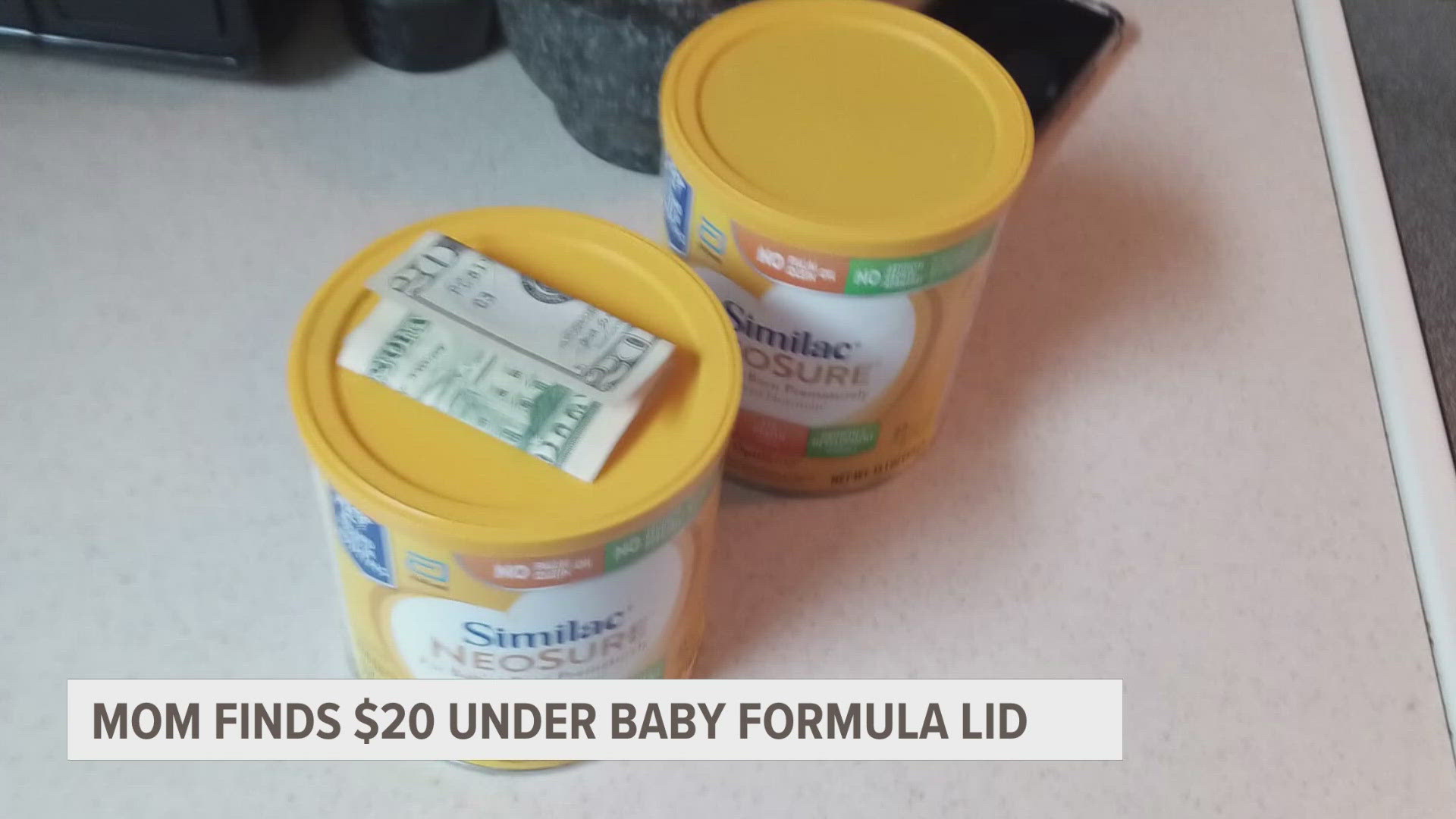 Cassie said the cans of formula she originally bought cost about $80 and this little act of kindness meant a lot to her family.