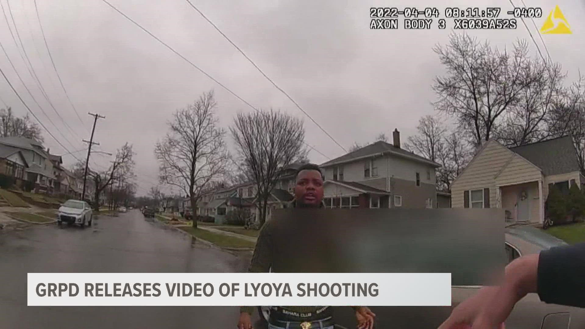 Police released the video of the shooting Wednesday afternoon.