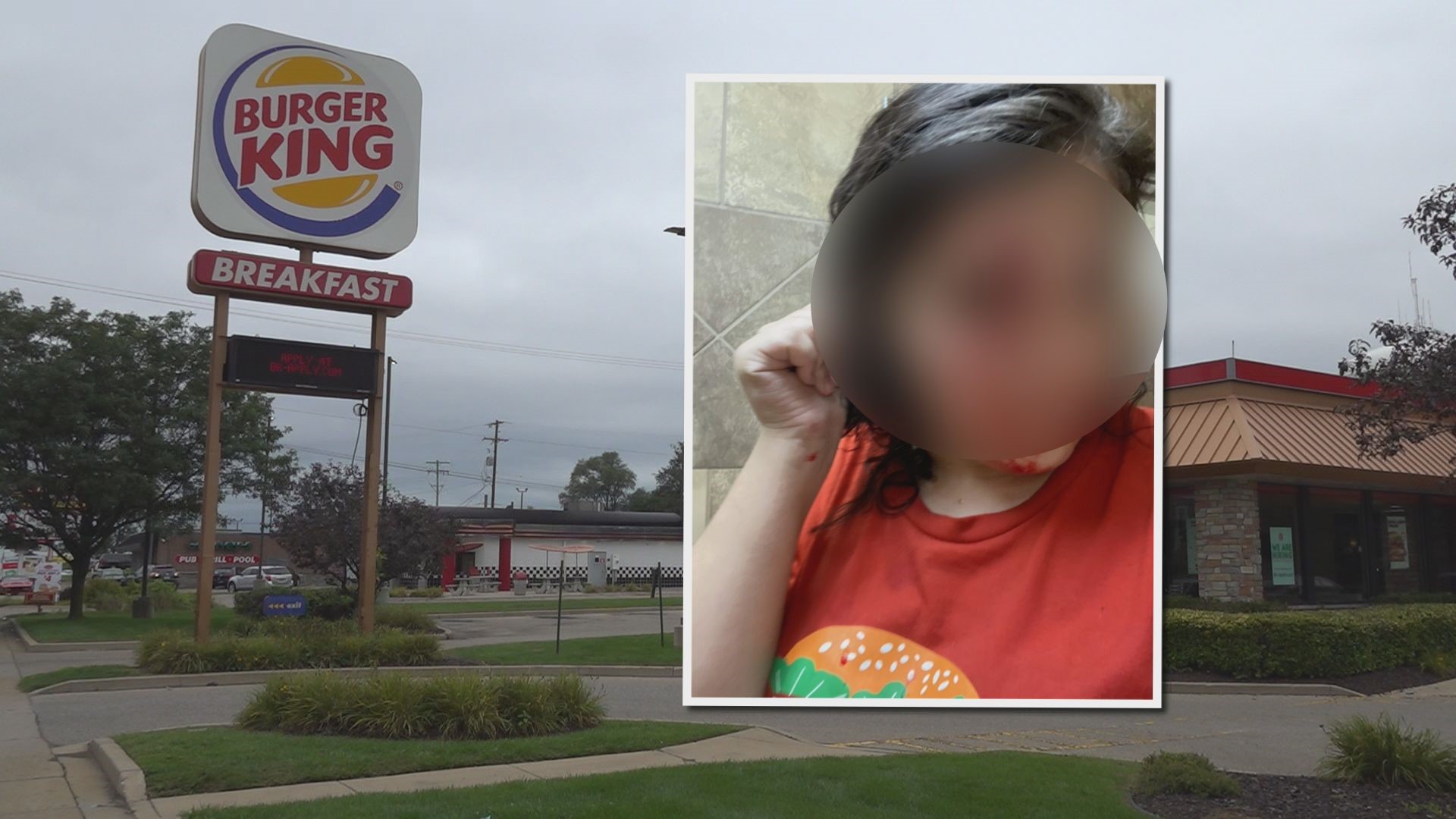 A West Michigan teen is in the emergency room after a man assaulted her at a fast-food restaurant where she worked.